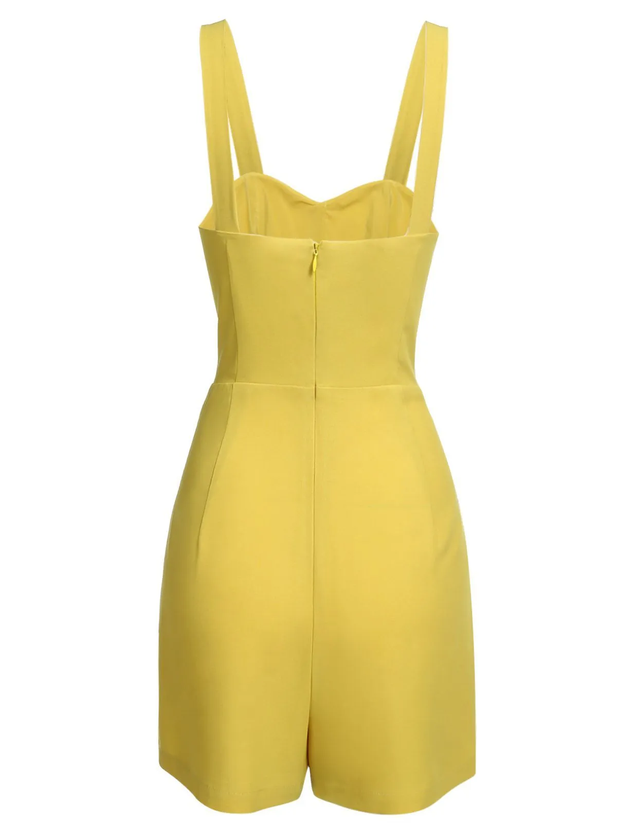 GELB 1950ER SPAGHETTI ROMPER