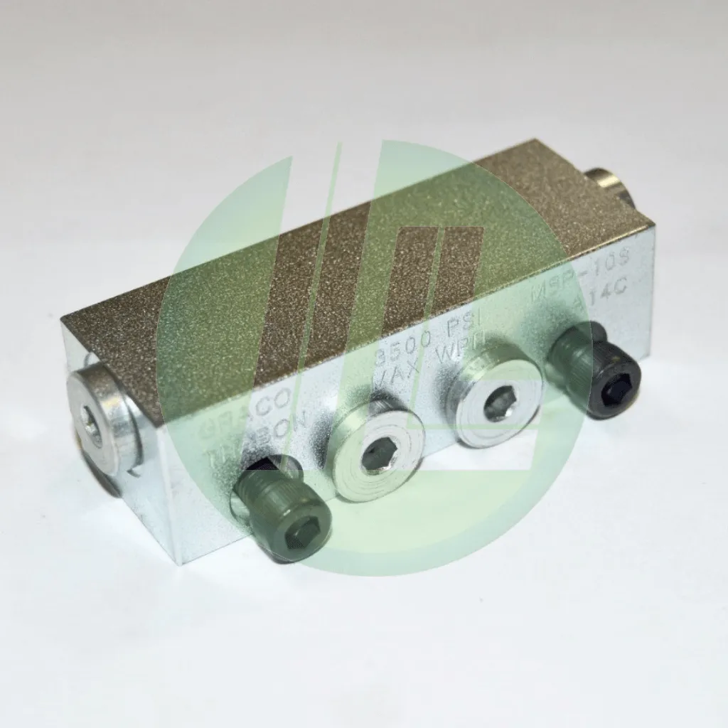 Graco 562712 Modular-Style Series Progressive Single Outlet MSP-10S Divider Valve Block Assembly