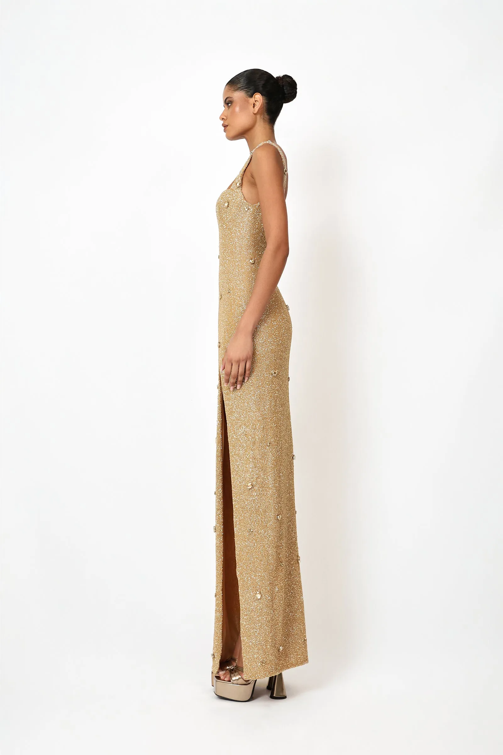 Kroon Maxi Dress - Gold