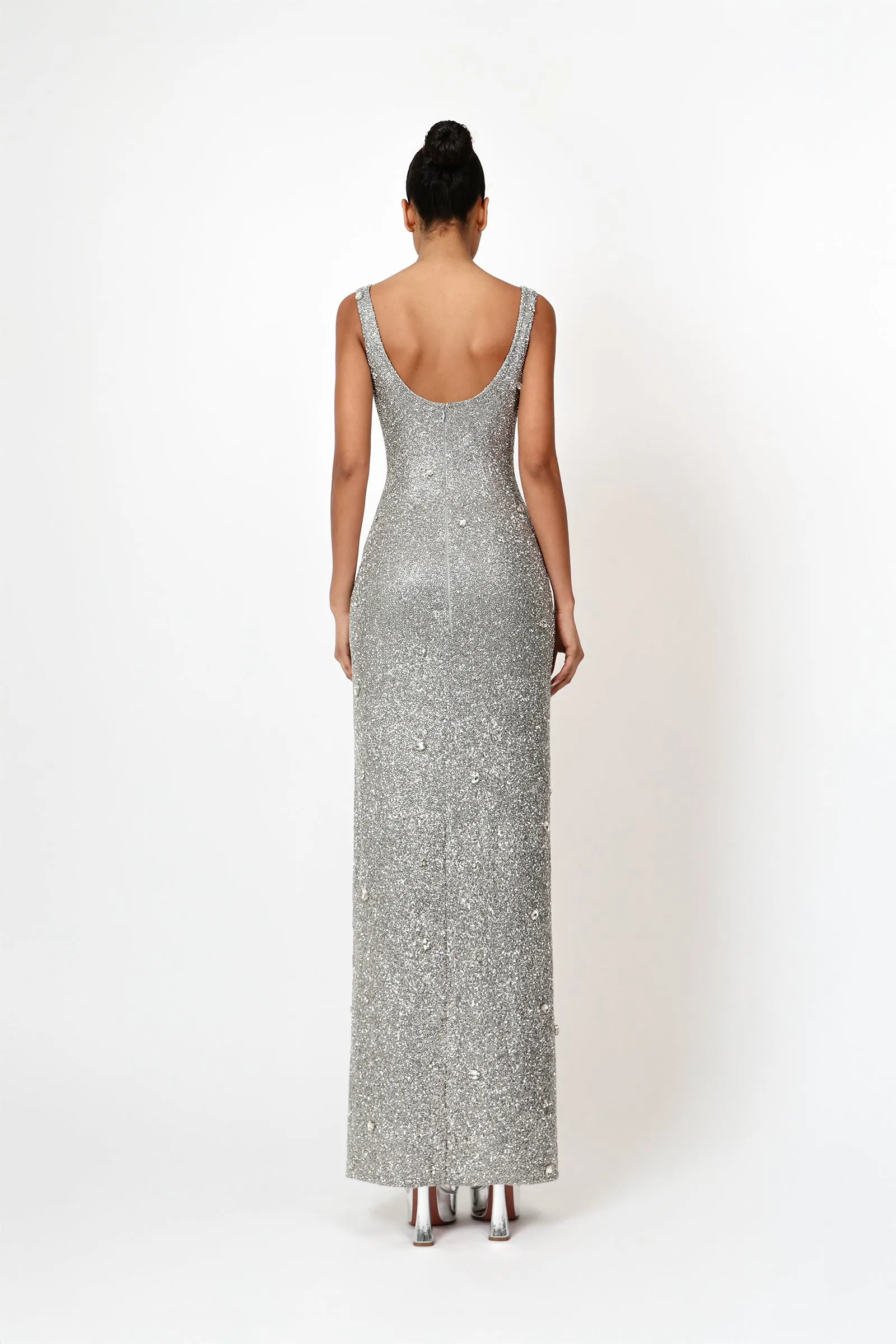 Kroon Maxi Dress - Silver