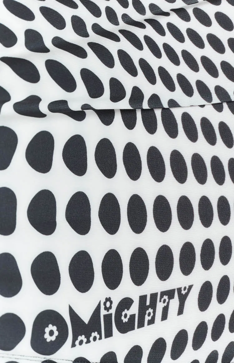 OMIGHTY Illusion Mini Skirt Mono