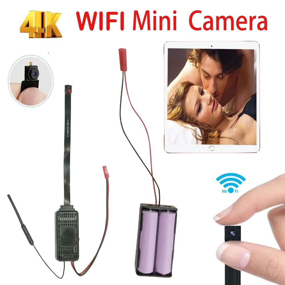 Portable WiFi IP Mini Camera 4K Videcam