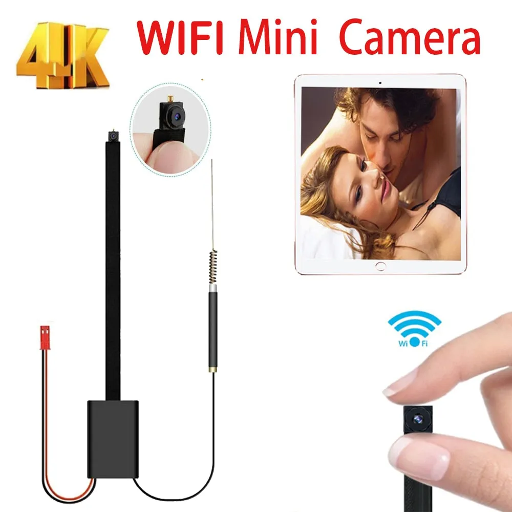 Portable WiFi IP Mini Camera 4K Videcam