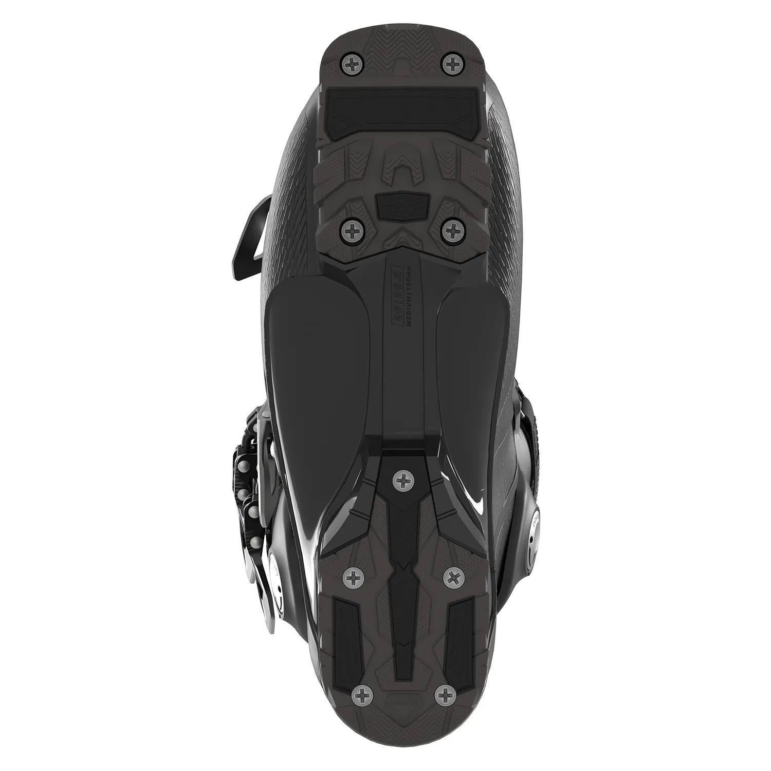 Salomon Men's S/Pro Supra 100 Ski Boot 2025 Black/Dark Grey Metallic