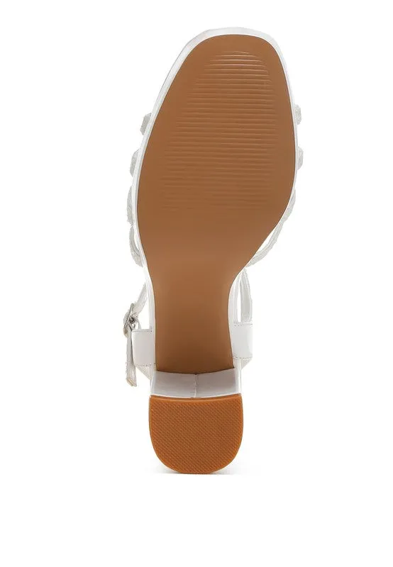 Sparkle Strappy High Heel Sandals