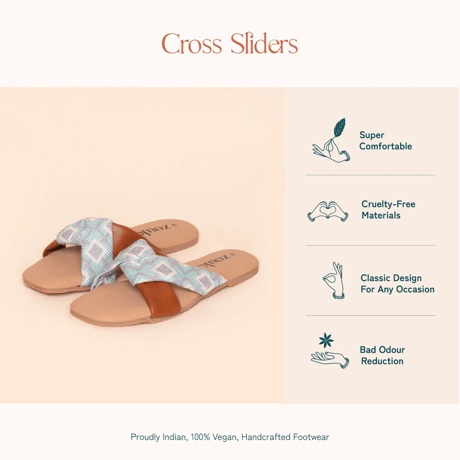 Umaid Diamond Cross Sliders