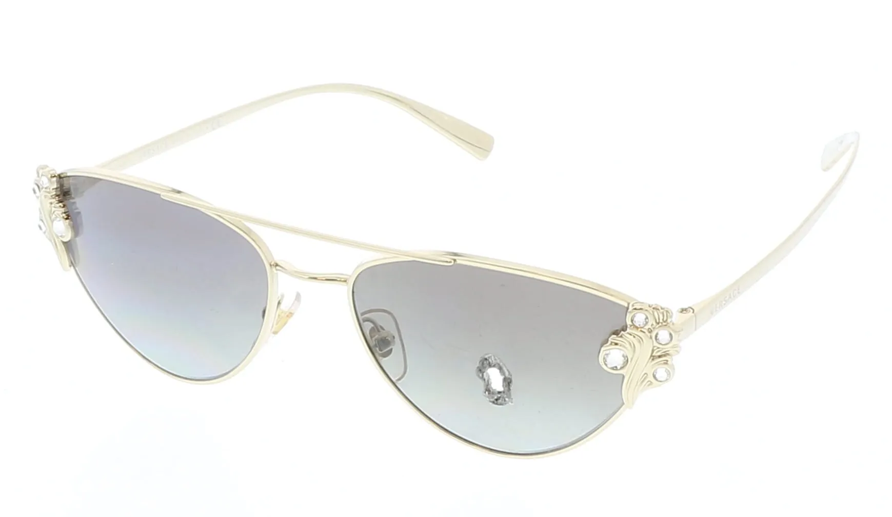 Versace VE2195B 125211 Pale Gold Cateye Sunglasses