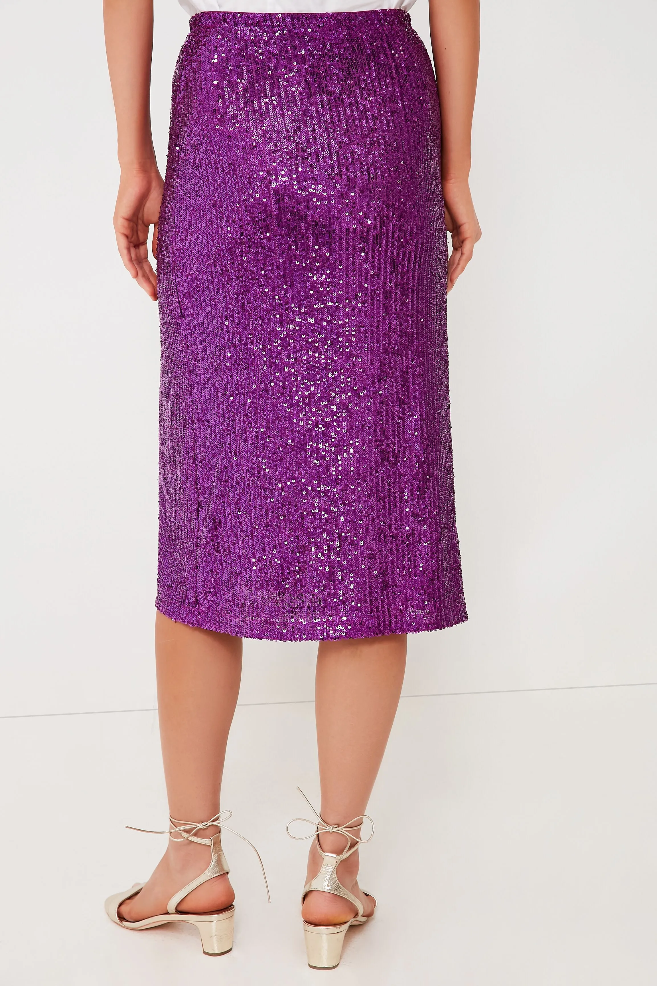 Violet Sequin Jolette Skirt