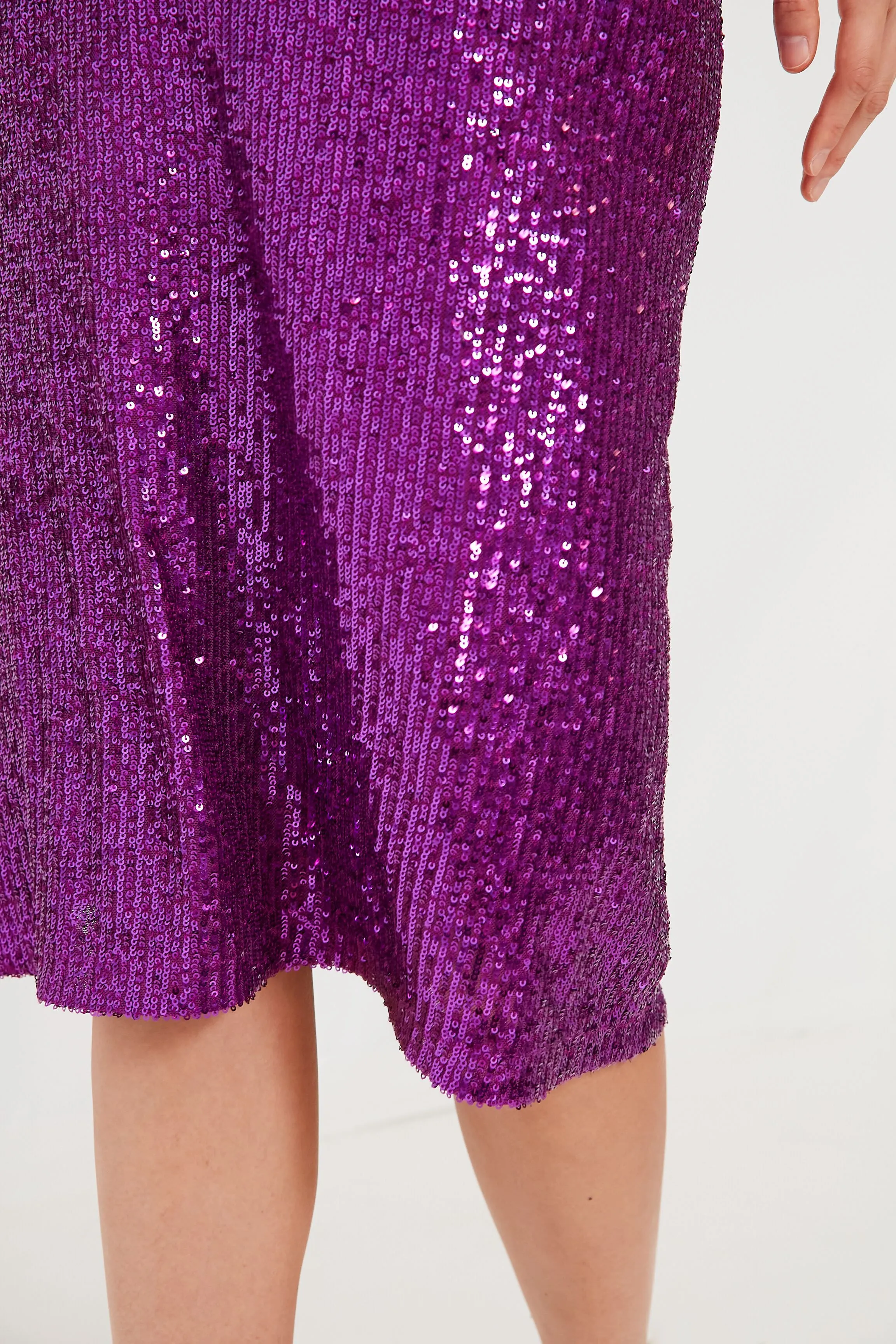 Violet Sequin Jolette Skirt