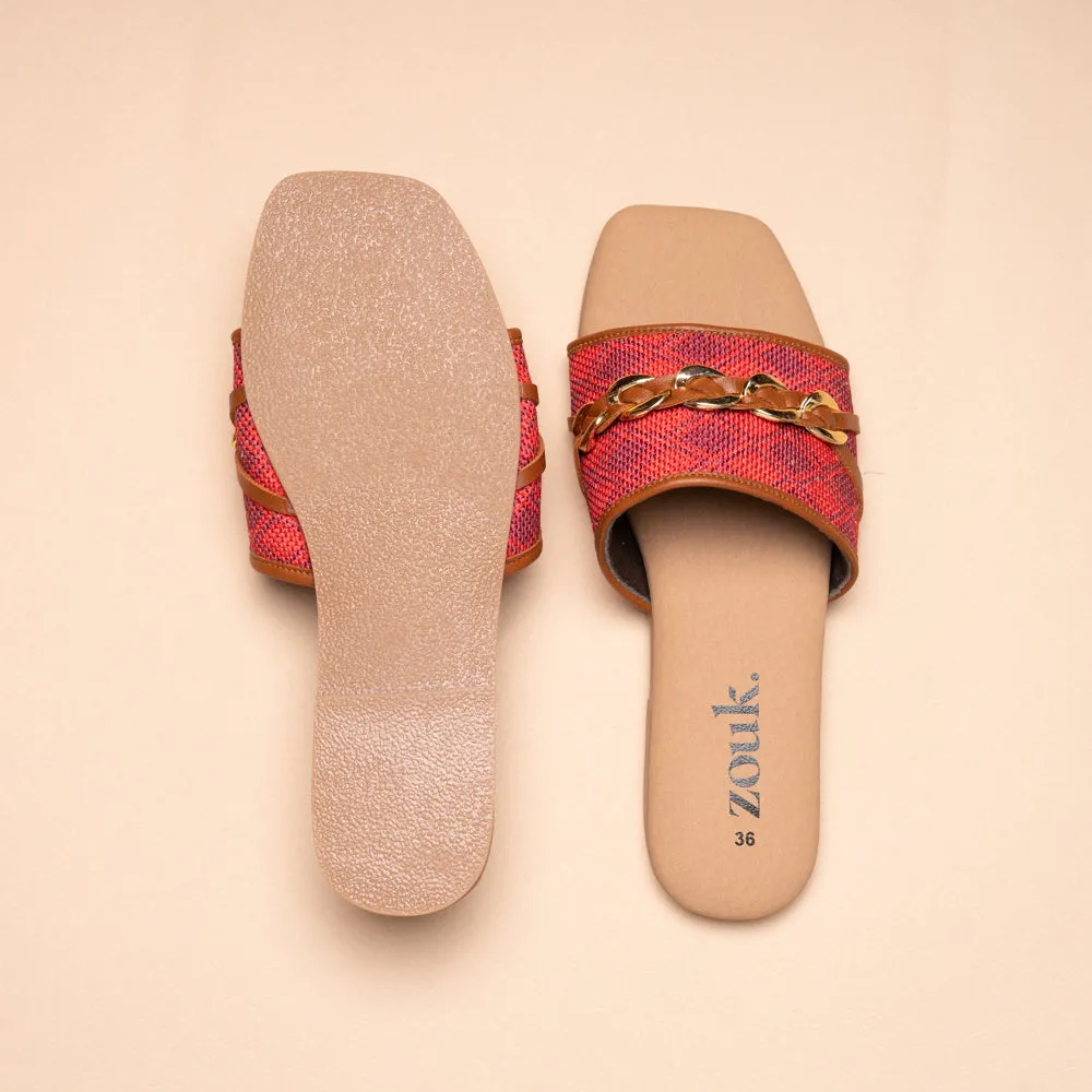 Wadiyar Diamond Women's Embellished Sliders