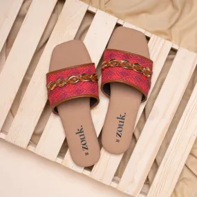 Wadiyar Diamond Women's Embellished Sliders