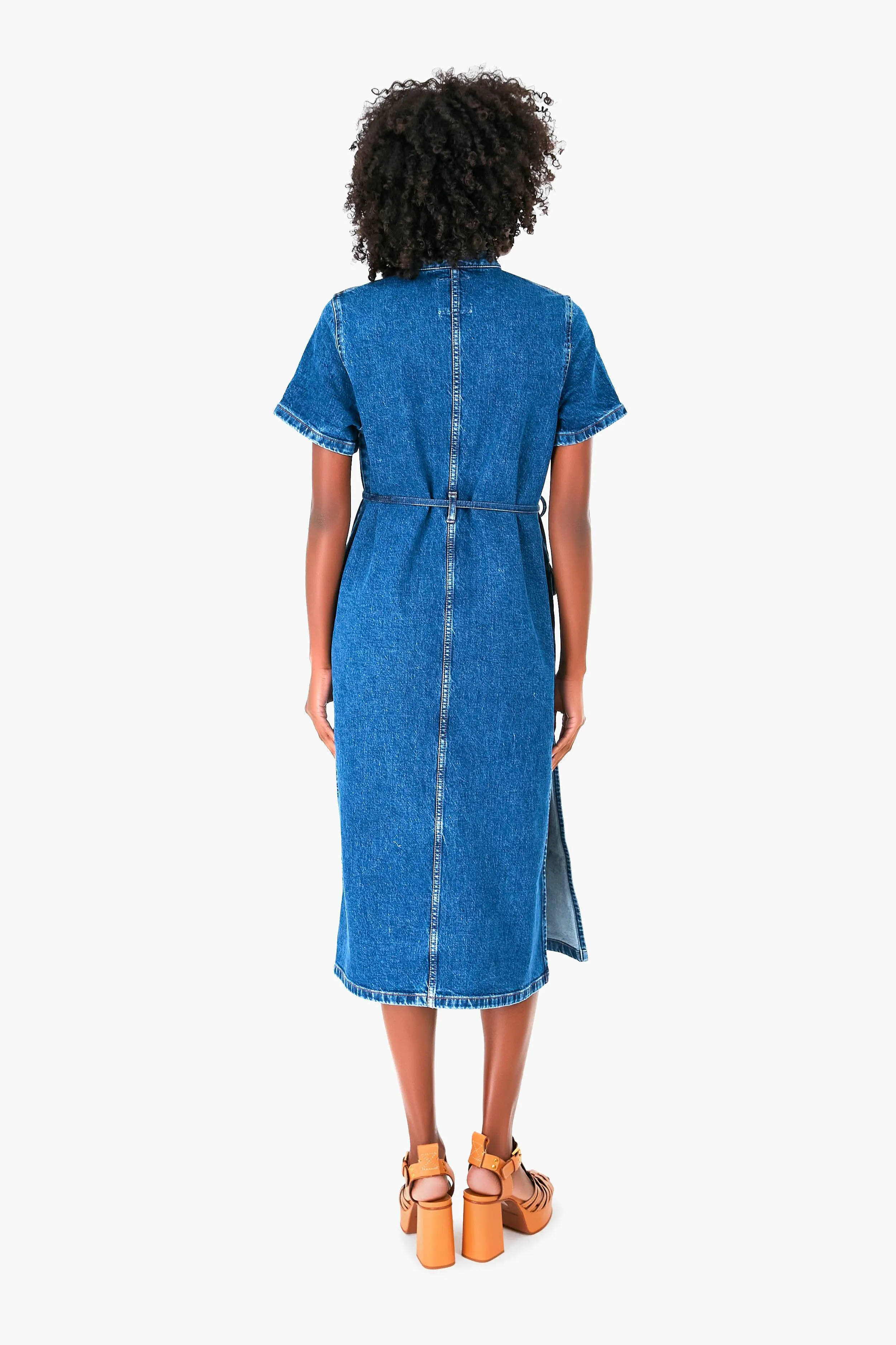Washed Blue Amita Dress